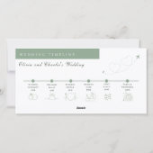 Boarding Pass foto bruiloft bestemming Feestdagenkaart (Achterkant)