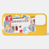 BOARDING PASS HANNOVER, DUITSLAND iPhone CASE Hoesje (Achterkant horizontaal)