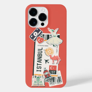 BOARDING PASS ISTANBUL TURKEY iPhone 14 PRO MAX HOESJE