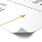 Boarding Pass Ticket Travel Gift Poster (Hoek)