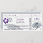 Boarding Pass to Jamaica Kaart (Voorkant / Achterkant)