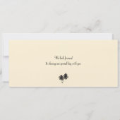 Boarding Pass to Mexico Wedding Invitation Kaart (Achterkant)