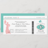 Boarding Pass to Spain Kaart (Voorkant / Achterkant)