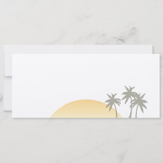  boarding Pass Wedding & RSVP op ecru Kaart (Achterkant)