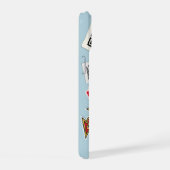 boardingpass van Lissabon iPhone 15 Hoesje (Rechterkant)