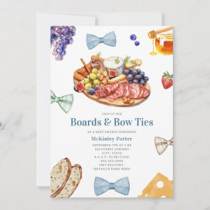 Boards & Bow Stropdassen Charcuterie Blue Boy Baby Kaart