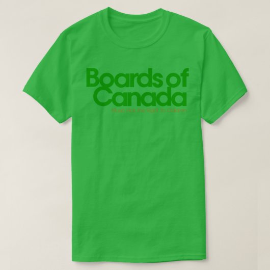 Boards of Canada Retro Fan Design T-shirt (Design voorkant)