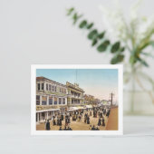 Boardwalk at Atlantic City 1900 Briefkaart (Staand voorkant)