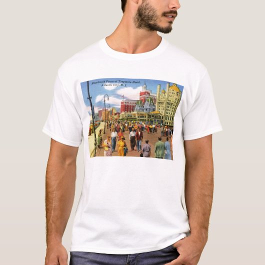 Boardwalk, Atlantic City  T-shirt (Voorkant)