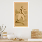 Boardwalk Brown Athletics Baseball 1914 Poster (Keuken)