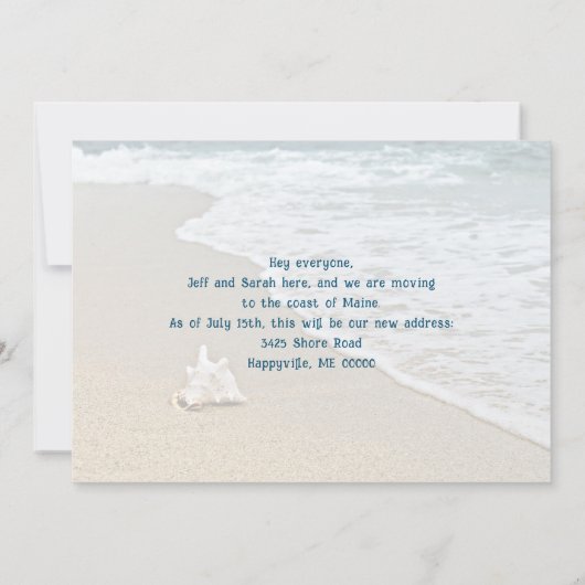 Boardwalk Coastal New Address Kaart (Achterkant)