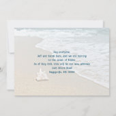 Boardwalk Coastal Nouvelle carte d'adresse (Dos)