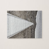 Boardwalk door de woestijn legpuzzel (Horizontaal)