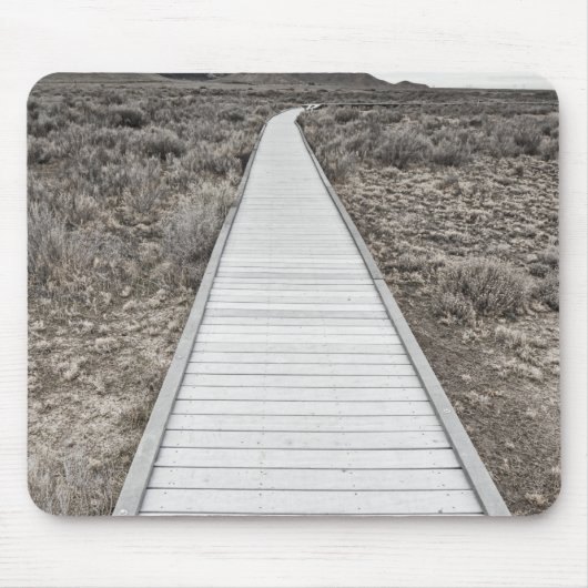 Boardwalk door de woestijn muismat (Voorkant)