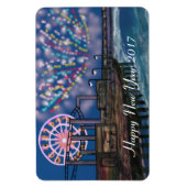 Boardwalk Fireworks Nieuwjaar Magneet (Verticaal)