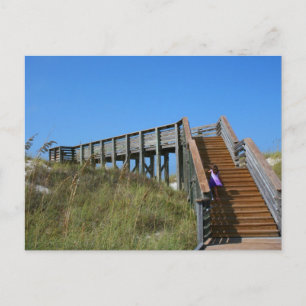 Boardwalk, Florida, Cape San Bur strand afbeelding Briefkaart