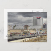 Boardwalk in Atlantic City, NJ Briefkaart (Voorkant / Achterkant)