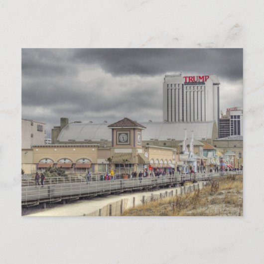 Boardwalk in Atlantic City, NJ Briefkaart (Voorkant)