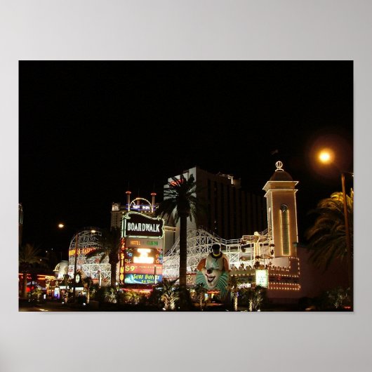 Boardwalk Las Vegas Poster Print (Voorkant)