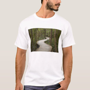 Boardwalk naar Nelson Falls, Franklin - Gordon T-shirt