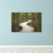 Boardwalk naar Nelson Herfsten, Franklin - Gordon Canvas Afdruk (Insitu (Houten vloer))