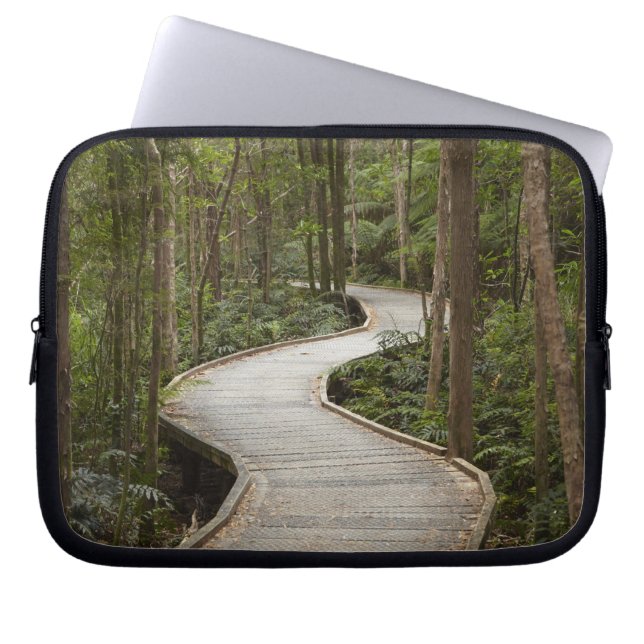 Boardwalk naar Nelson Herfsten, Franklin - Gordon Laptop Sleeve (Voorkant)