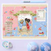 Boardwalk Victoriana Beach Gender onthullen Chip B Flyer (Enkel)