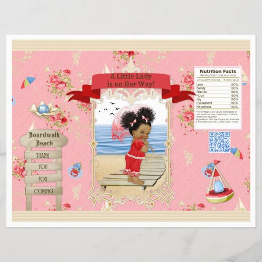 Boardwalk Victoriana Beach Summer Chip Bag Flyer (Voorkant)