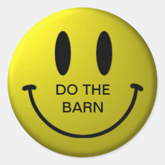 BOARDY BARN TIME RONDE STICKER