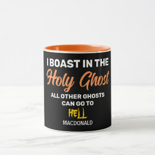 BOAST IN DE Christelijke Halloween VAN DE HOLY GHO Mok