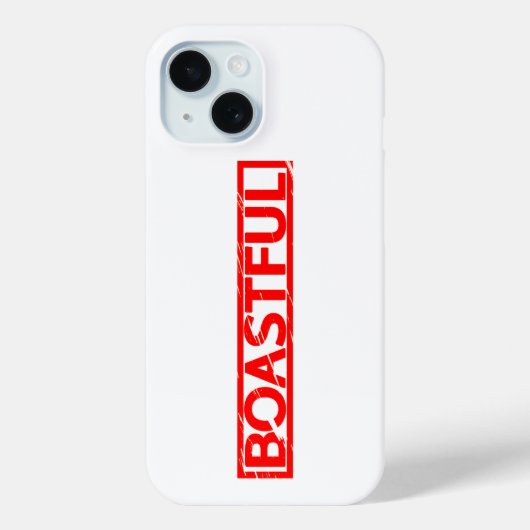 Boastful Stamp Case-Mate iPhone Case (Achterkant)