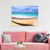Boat aan boord canvas afdruk (Insitu (Woonkamer))