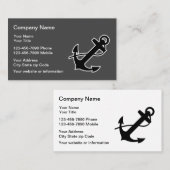 Boat Anchor Nautical Visitekaartje (Voorkant / Achterkant)