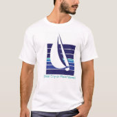 Boat Blues Square_Namedrop t-shirt (Voorkant)