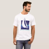 Boat Blues Square_Namedrop t-shirt (Voorkant volledig)