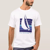 Boat Blues Square_San Francisco, CA T-shirt (Voorkant)