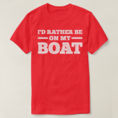 Boat Boating T-shirt (Design voorkant)