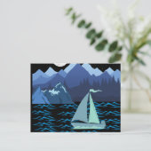 Boat Briefkaart (Staand voorkant)