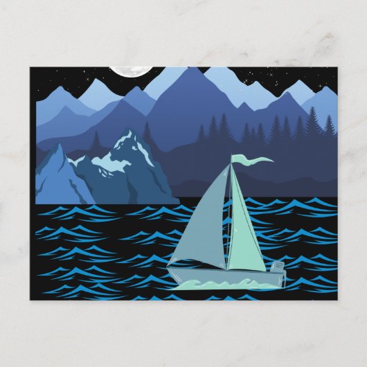 Boat Briefkaart (Voorkant)