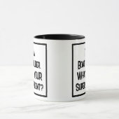 Boat Builder Super Talent. Mug à café à deux tons (Centre)