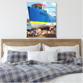Boat Canvas Afdruk (Insitu (Slaapkamer))