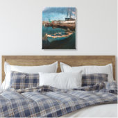 Boat Canvas Afdruk (Insitu (Slaapkamer))