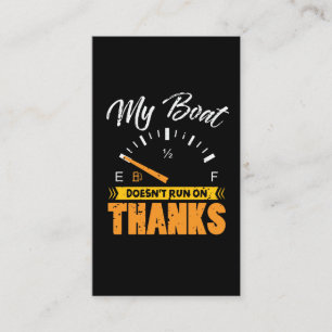 Boat Captain Boating Lake Zee Pontoon Visitekaartje