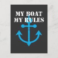 Boat Captain Statement Boating Humor Anchor
