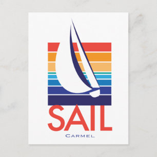 Boat Color Square_Carmel Briefkaart