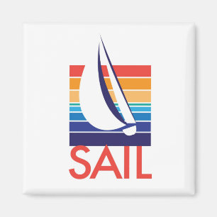 Boat Color Square_Sail magnet Magneet