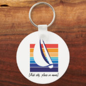 Boat Color Square_Sjabloon sleutelhanger (Voorkant)