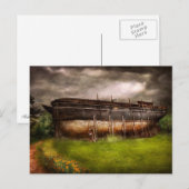 Boat - De bouw van de ark van Noah Briefkaart (Voorkant / Achterkant)