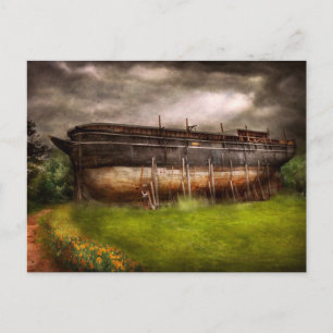 Boat - De bouw van de ark van Noah Briefkaart