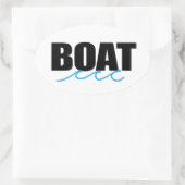 Boat decal ovale sticker (Tas)